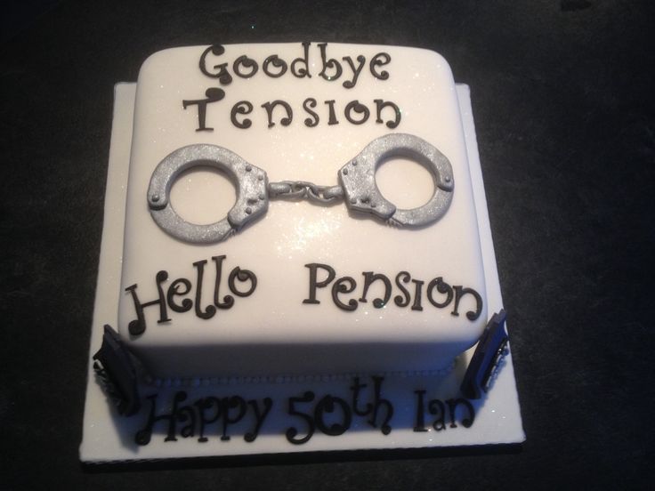 7 Photos of Funny Police Retirement Cakes