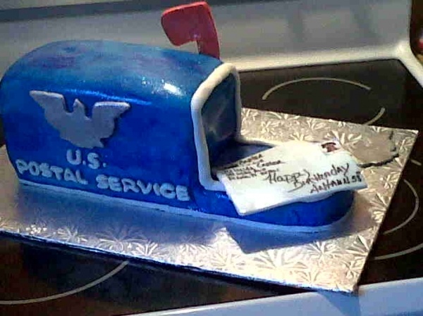 Postal Retirement Cake