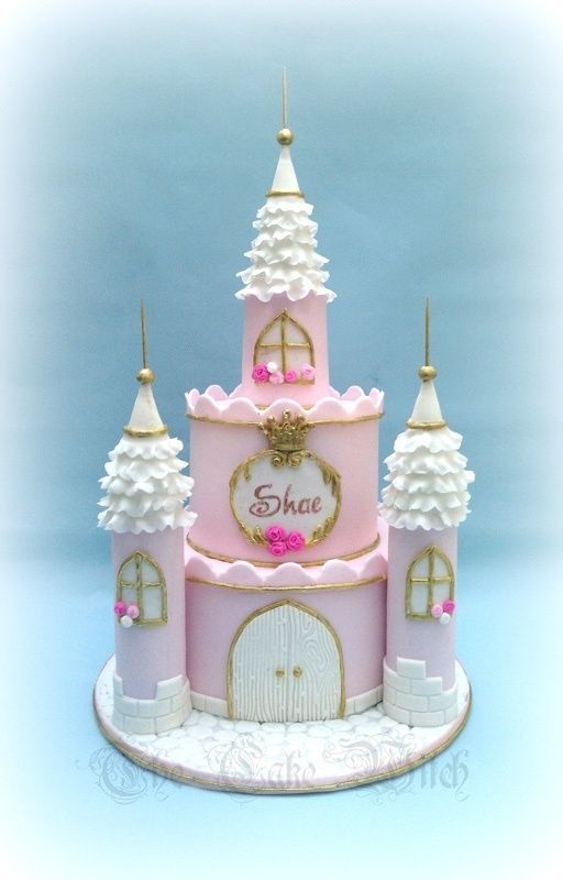 Princess Castle Birthday Cake