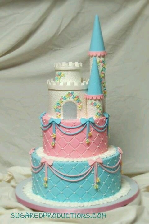 Princess Castle Cake