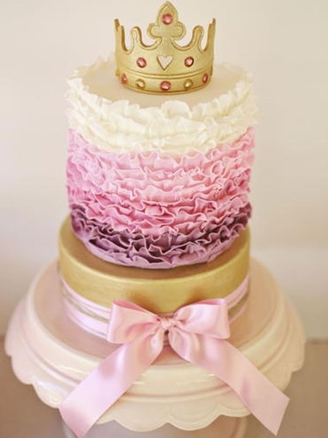 Princess Crown Birthday Cake Idea Princess Crown Birthday Cake Idea