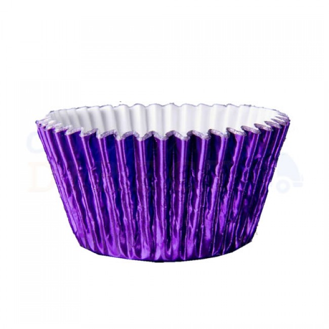 Purple Foil Cupcake Liners