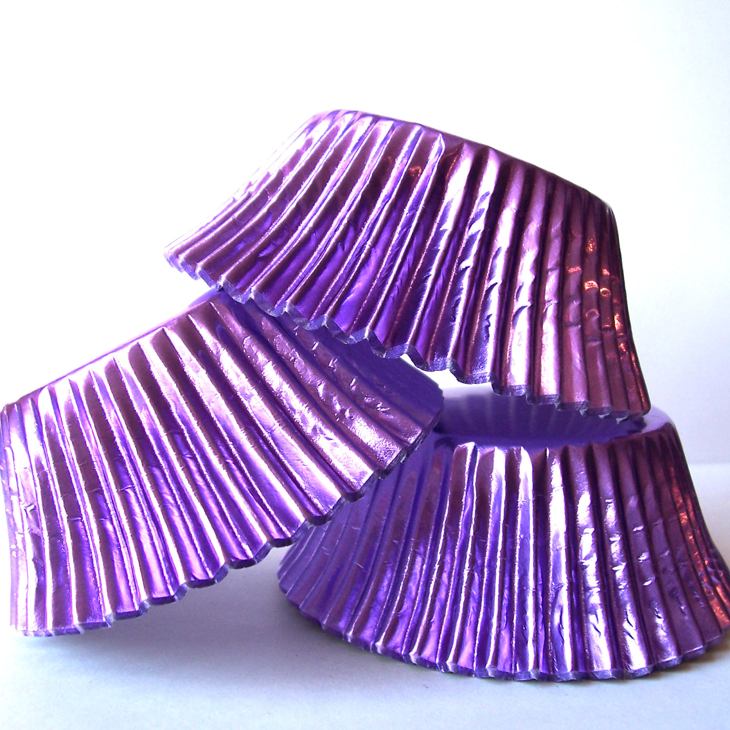 Purple Foil Cupcake Liners