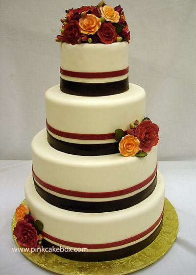 Red Velvet Wedding Cake