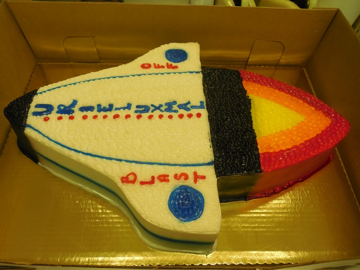 Rocket Ship Cake