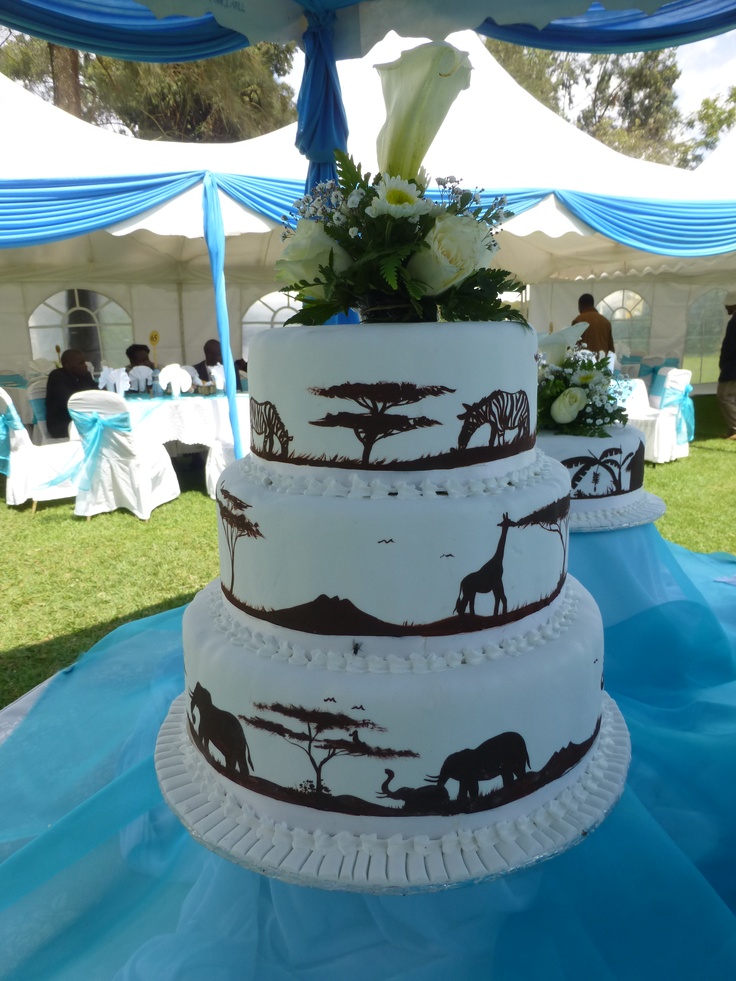 Safari Wedding Cake