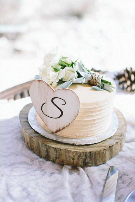 Simple Rustic Wedding Cake Simple Rustic Wedding Cake