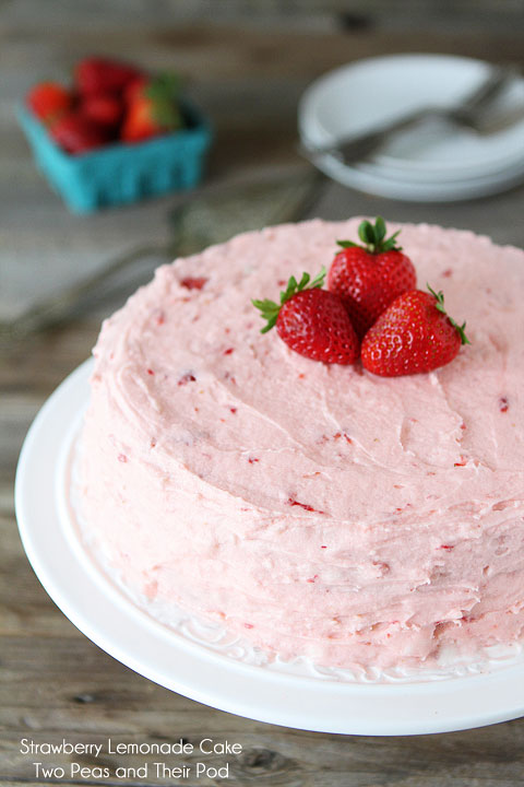 Strawberry Lemonade Cake Recipe