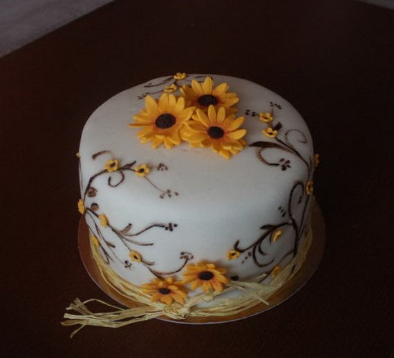 Sunflower Cake Decorating Ideas