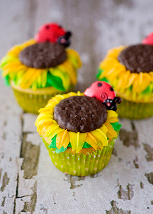 Sunflower Cupcakes