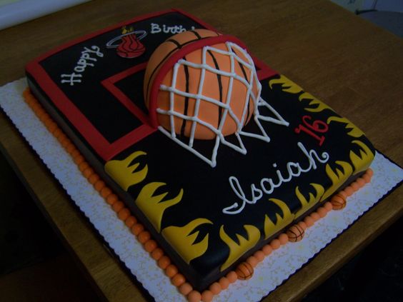 Sweet 16 Basketball Cake