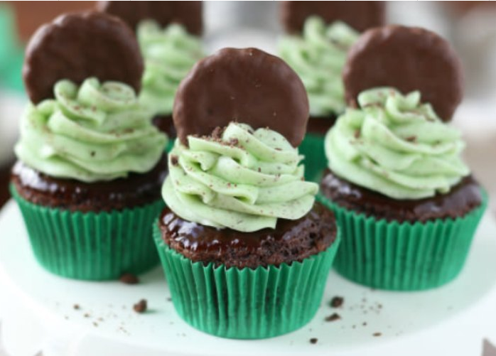 Thin Mint Cupcakes