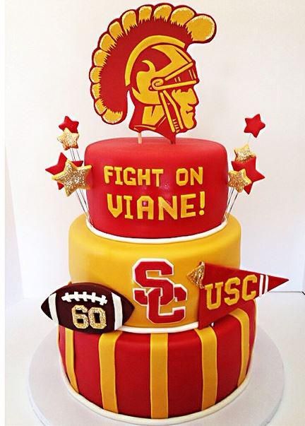 Trojan USC Happy Birthday Cake Trojan USC Happy Birthday Cake