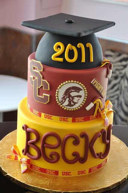 USC Graduation Cake Ideas USC Graduation Cake Ideas