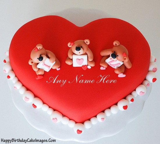 Valentine Day Birthday Cake