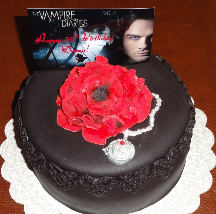 Vampire Diaries Birthday Cake