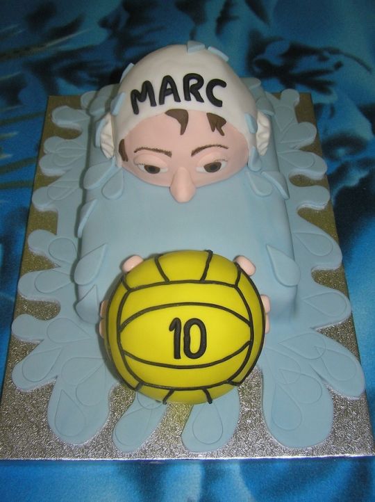 Water Polo Themed Cake Water Polo Themed Cake