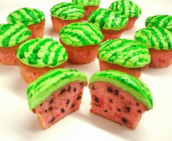 Watermelon Cupcakes