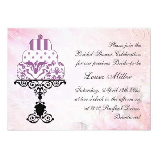 Wedding Bridal Shower Card