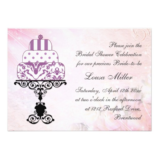 Wedding Bridal Shower Card Wedding Bridal Shower Card