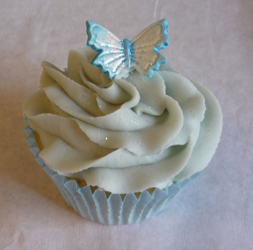 Wedding Cupcakes with Butterflies