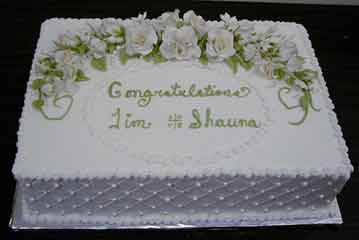 Wedding Sheet Cake