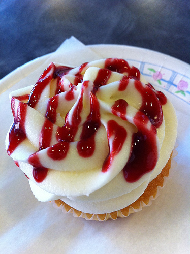 White Chocolate Cheesecake Cupcake