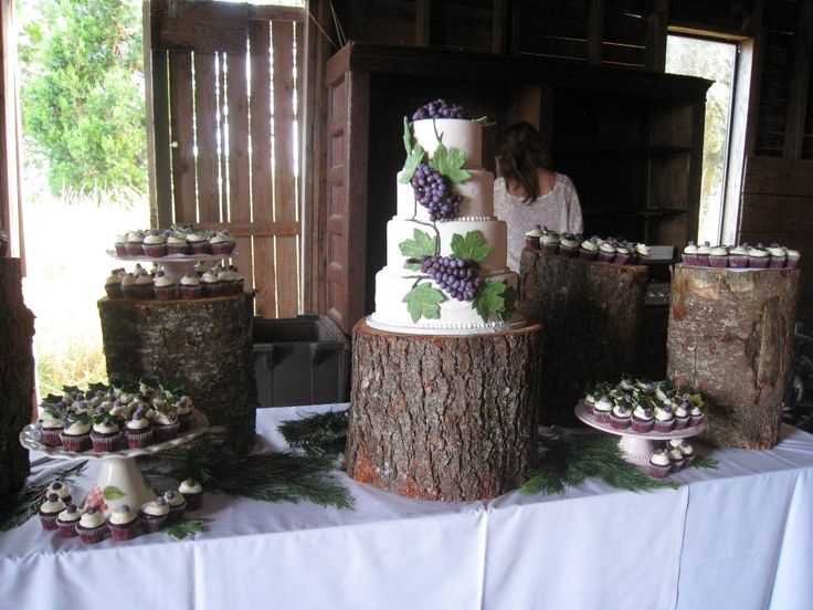 Wine Country Wedding Cake