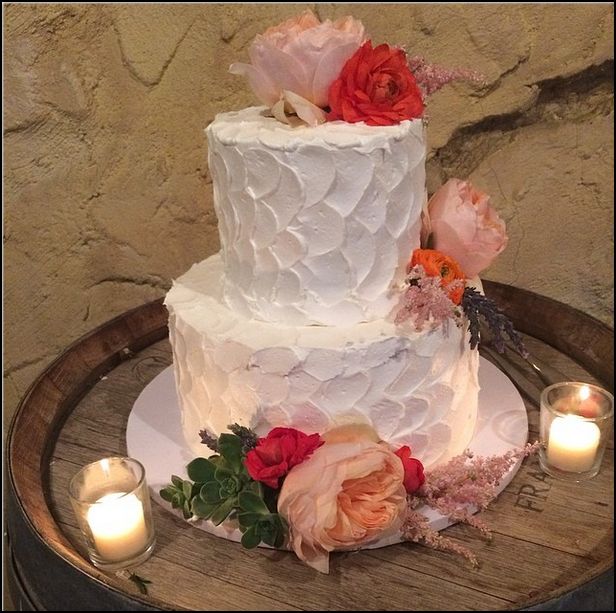 Wine Country Wedding Cake