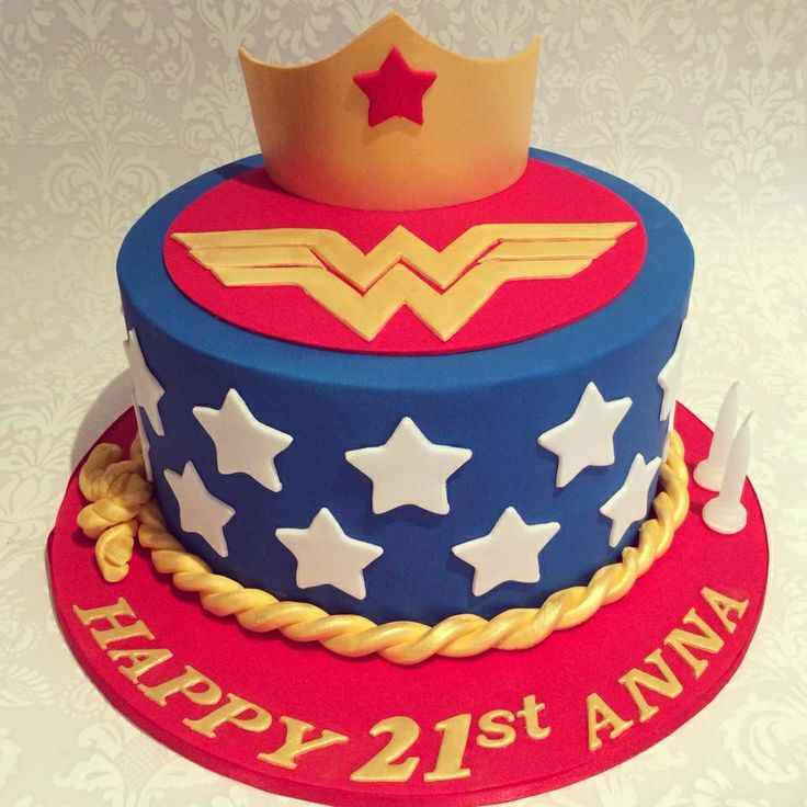 Wonder Woman Birthday Cake Ideas