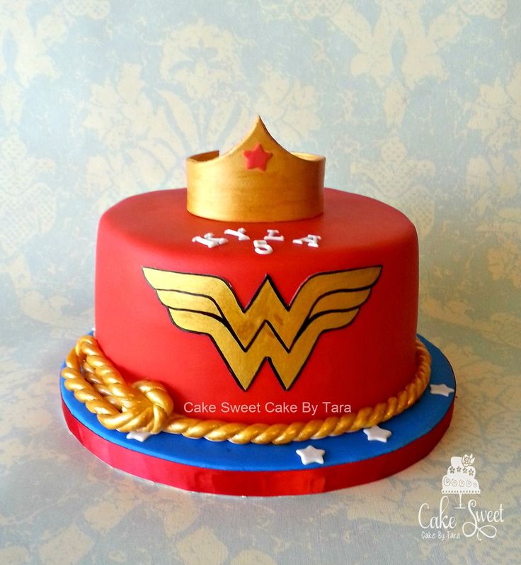 Wonder Woman Cake Wonder Woman Cake