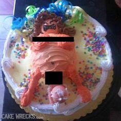 Worst Baby Shower Cake