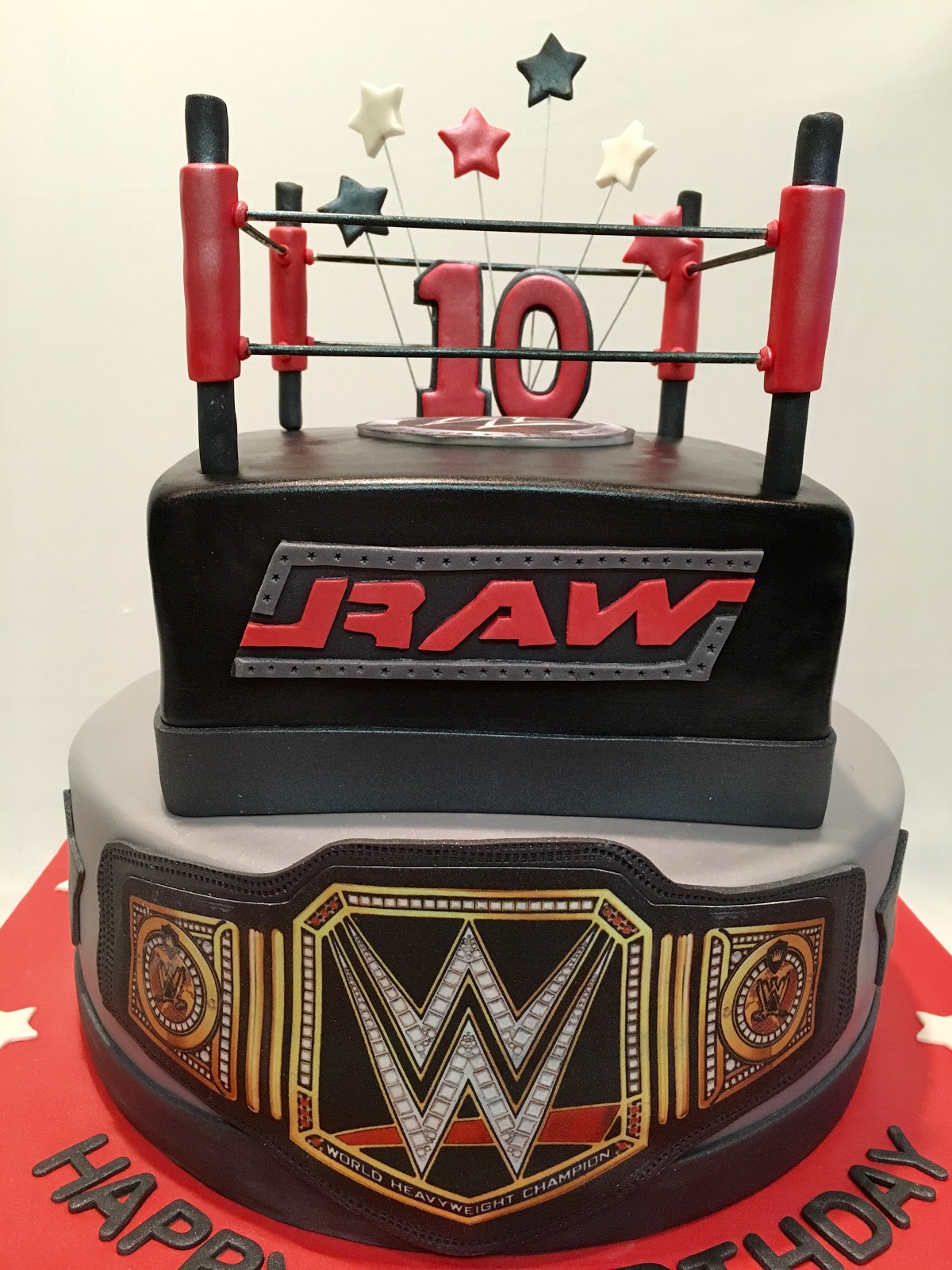 WWE Belt Birthday Cake