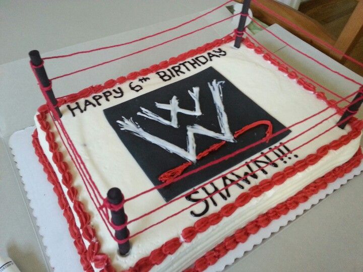 WWE Birthday Cake Ideas