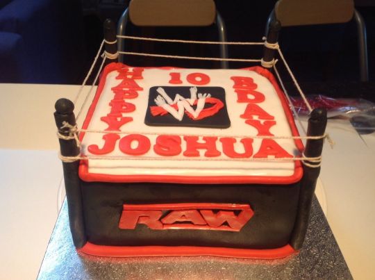 WWE Raw Wrestling Birthday Cake