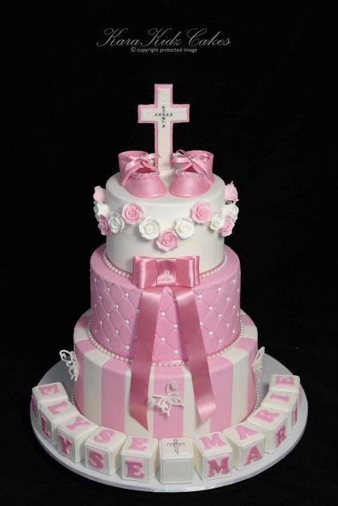 3 Tier Christening Cake 3 Tier Christening Cake
