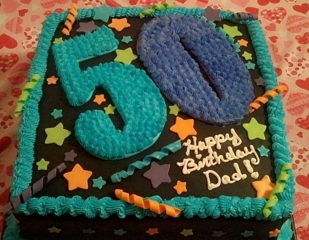 50th Birthday Cake 50th Birthday Cake