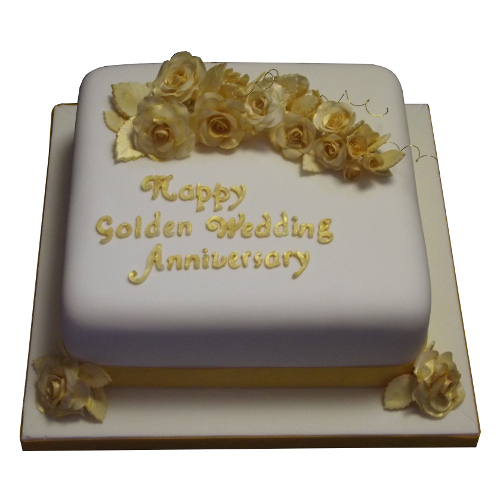 50th Wedding Anniversary Cake