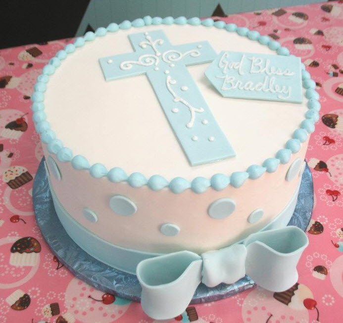 Baby Boy Baptism Cake Baby Boy Baptism Cake