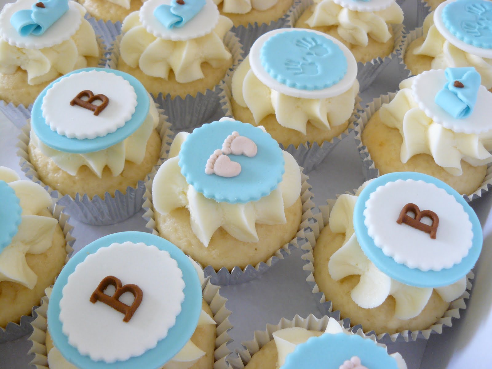 8 cupcake boy baby