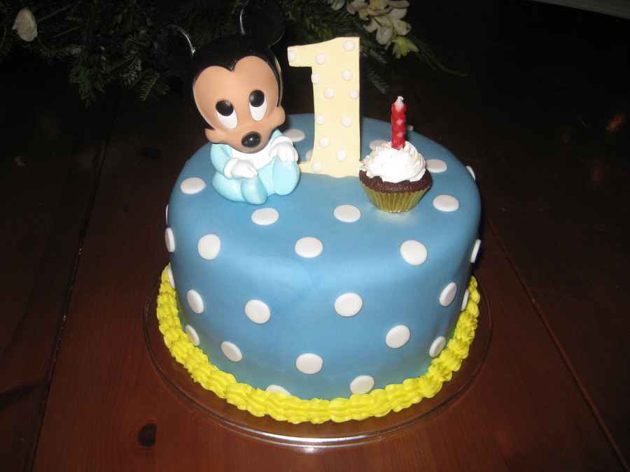 11 Baby Mickey Mouse Birthday Cakes For Boys Photo Baby Mickey