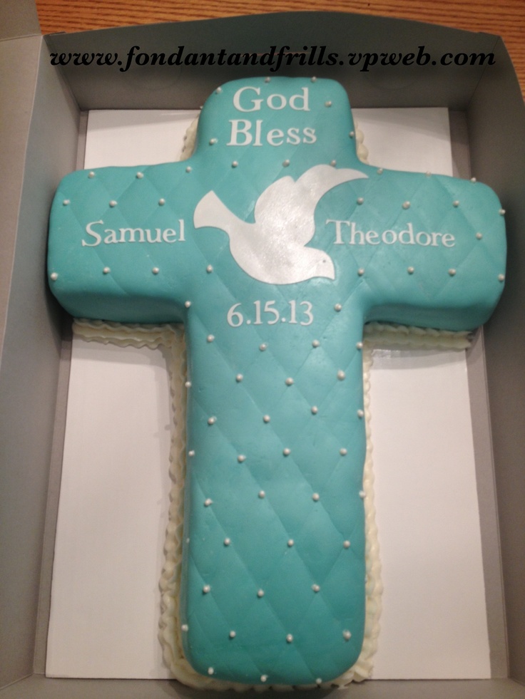 Baptism Cakes for Boys Crosses Baptism Cakes for Boys Crosses