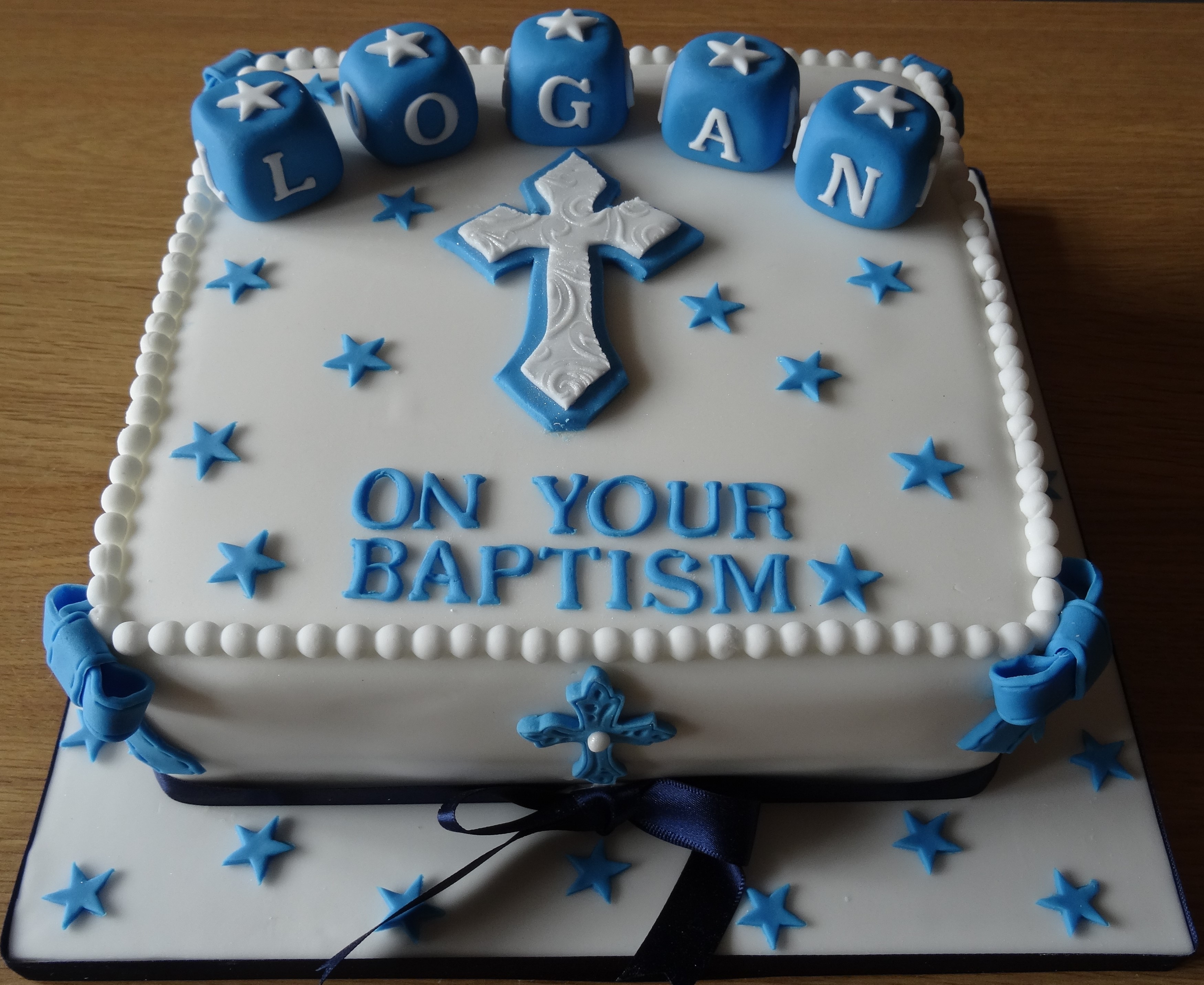 Baptism Cakes for Boys with Crosses Baptism Cakes for Boys with Crosses