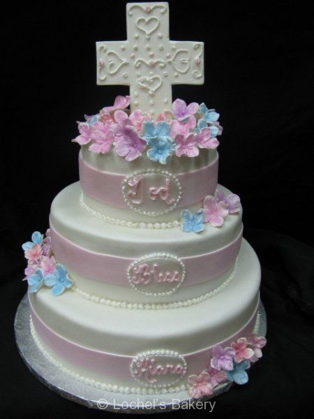 Beautiful First Communion 3 Tier Cakes Beautiful First Communion 3 Tier Cakes