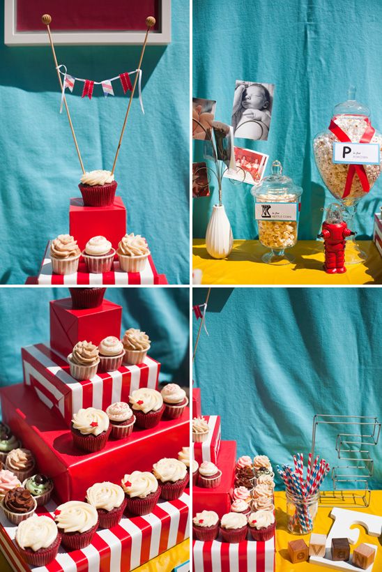 Birthday Party Cupcake Display Birthday Party Cupcake Display