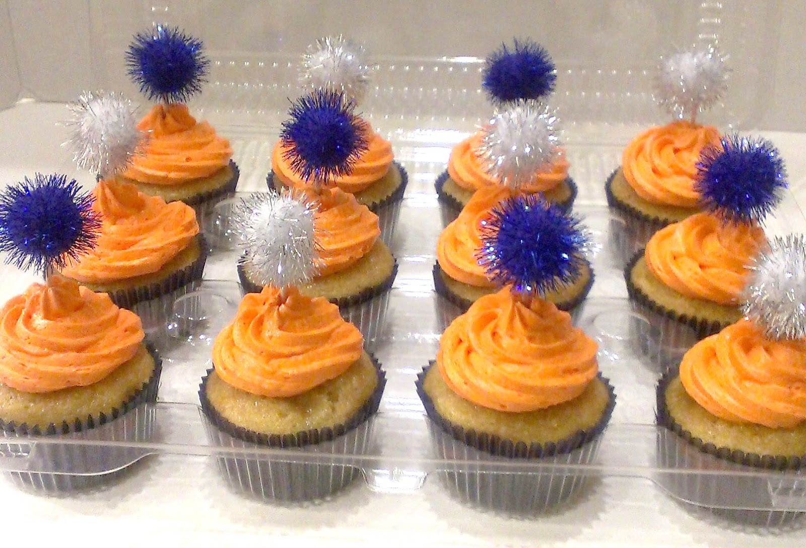 Cheerleading Cupcakes