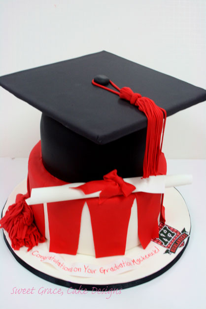 Cheerleading Graduation Cake Cheerleading Graduation Cake