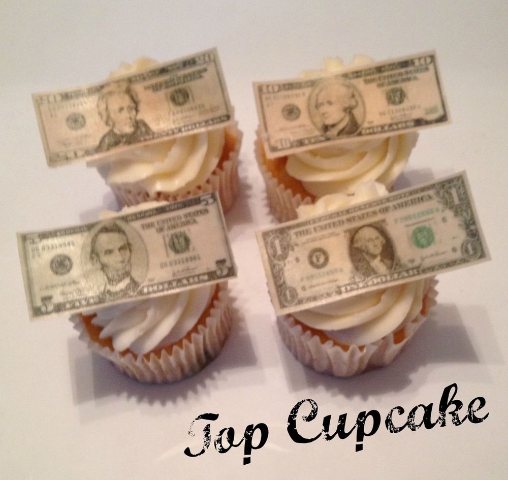 Cupcakes with Edible Money