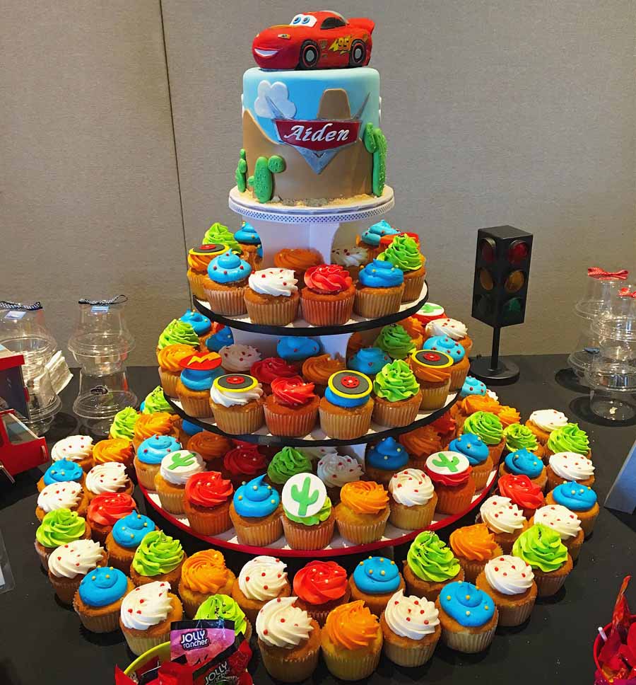 Disney Cars Cupcakes Birthday Cake Disney Cars Cupcakes Birthday Cake