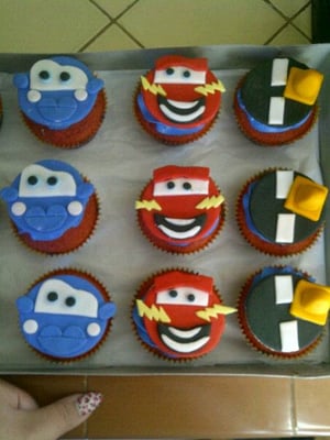 8 Photos of Disney Cars Themed Cupcakes 8 Photos of Disney Cars Themed Cupcakes